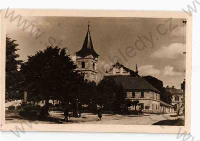  - Černovice u Tábora, Pelhřimov, částečný záběr města, Foto-fon
