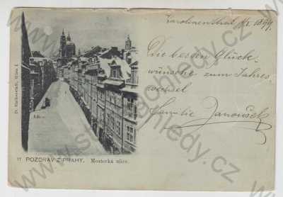  - Mostecká ulice (Praha 1), pohled ulicí, DA