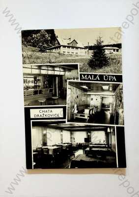  - Malá Úpa - chata Dražkovice, více záběrů (restaurace, interiér, okolí..), Orbis