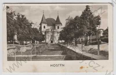 - Hostýn (Kroměříž), leporelo, poutní bazilika, celkový pohled
