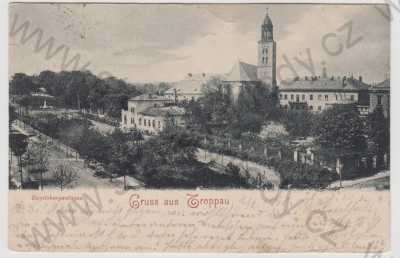  - Opava (Troppau), kostel, část města, DA