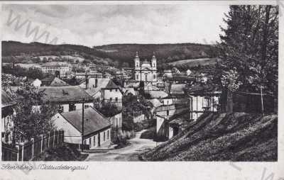  - Šternberk, Sterberg, Olomouc, Olmütz, celkový pohled, kostel