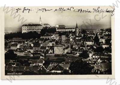  - Mikulov, Břeclav, celkový pohled, Bromografia