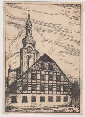  - Varnsdorf (Warnsdorf) - Děčín, Kostel, věž, Deutscher Philatelistentag