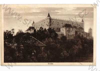  - Zvolen, částečný záběr města, hrad