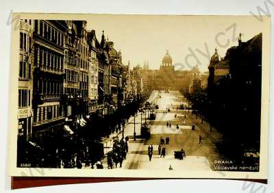  - Praha 1 - Václavské náměstí, Národní muzeum, TRAMVAJ