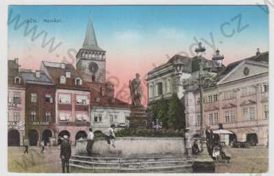  - Jičín, náměstí, kolorovaná