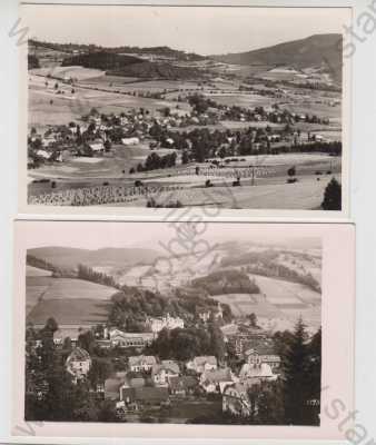  - 2x Lázně Dolní Lipová (Nieder Lindewiese) - Jeseník, celkový pohled