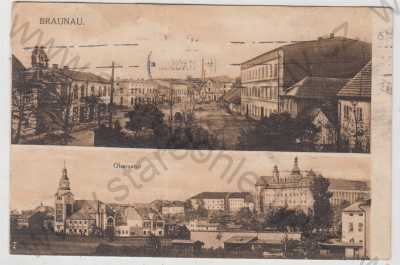  - Broumov (Braunau) - Náchod, více záběrů, část města