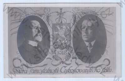  - Prezident, Masaryk, Wilson, erb, znak
