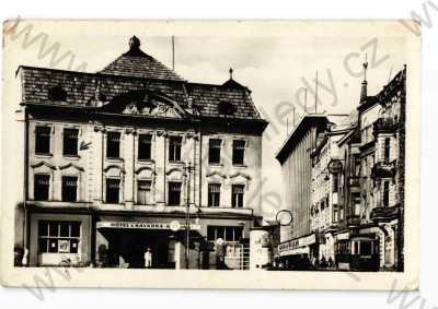  - Opava, částečný záběr města, hotel, ORBIS