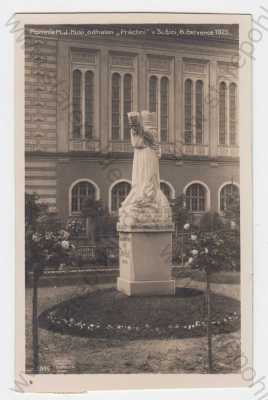  - Sušice (Klatovy), Šumava, pomník M. Jan Hus, celkový pohled, Foto-Fon Praha