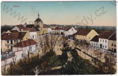  - Jílové - náměstí, kolorovaná