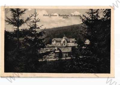  - Dubí, Teplice, částečný záběr města, hotel