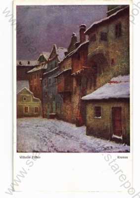  - Český Krumlov , pohled ulicí