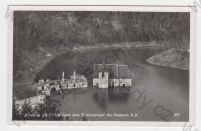  - Starý Bítov (Znojmo), zatopený kostel- Vranovská přehrada