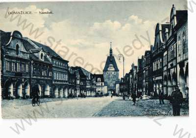  - Domažlice, náměstí, tónovaná