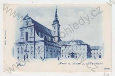  - Brno, kostel sv. Tomáše, celkový pohled, DA