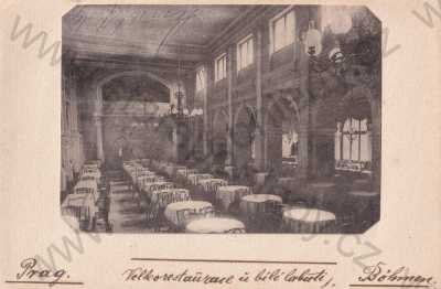  - Praha 1 velkorestaurace u Bílé labutě, Na Poříčí, hostince, restaurace, není pohlednice!