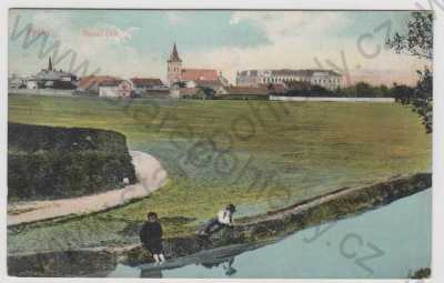  - Pečky (Kolín), Dolení část, kolorovaná