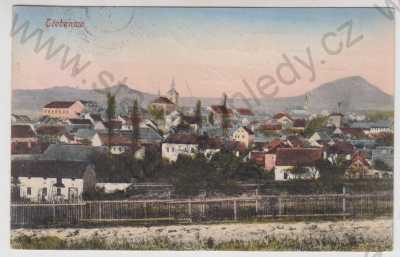  - Třebenice, celkový pohled, kolorovaná