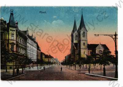  - Plzeň, částečný záběr města