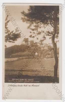  - Rabí (Klatovy), Šumava, zřícenina hradu, celkový pohled, Foto-fon