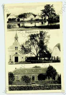  - Bojanovice - náves, rybník, kaplička, škola, více záběrů