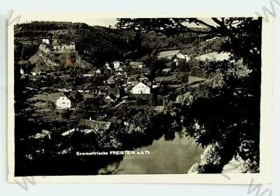  - Podhradí nad Dyjí - Freistein - celkový pohled, foto Nather, na zadní straně razítko poštovny