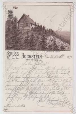  - Vysoký kámen (Hochstein) - Jablonec nad Nisou, rozhledna, Jizerské hory, DA