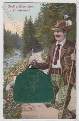  - Železná Ruda (Eisenstein) - Klatovy, turista, leporelo, kolorovaná