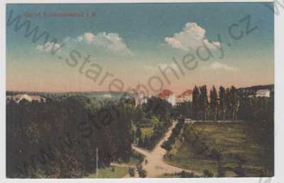  - Konstantinovy lázně (Konstantinsbad) - Tachov, část města, kolorovaná