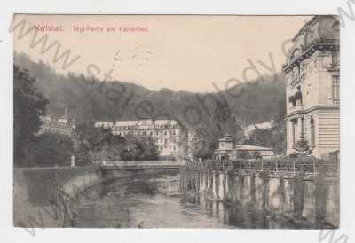 - Karlovy Vary (Karlsbad), partie u Teplé, most