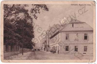  - Teplice - Myslivecká třída, restaurace U Lužánek