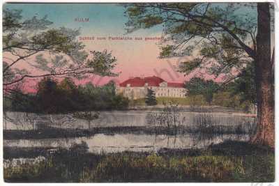  - Chlumec - zámek, rybník, kolorovaná