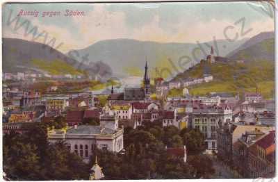  - Ústí nad Labem - celkový pohled na jih, kolorovaná