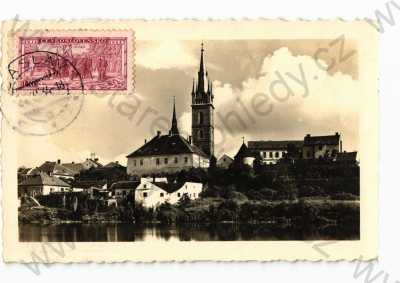  - Čáslav, Kutná Hora, částečný záběr města, Fototypia-Vyškov