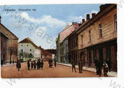  - Varaždín, Chorvatsko, pohled ulicí