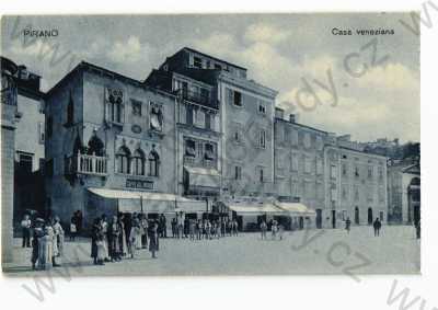  - Piran, Slovinsko, Casa Veneziana, tónovaná