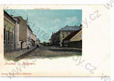  - Bjelovar, Chorvatsko, pohled ulicí, DA