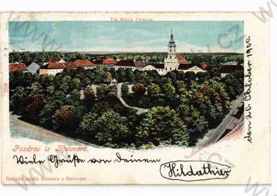  - Bjelovar, Chorvatsko, částečný záběr města, DA