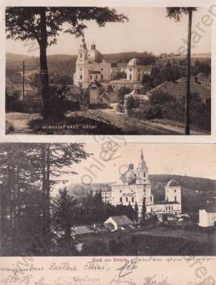  - 2x Křtiny Blansko Kiritein Moravský kras, kostel