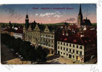  - Plzeň, částečný záběr města, obchodní a živnostenská komora