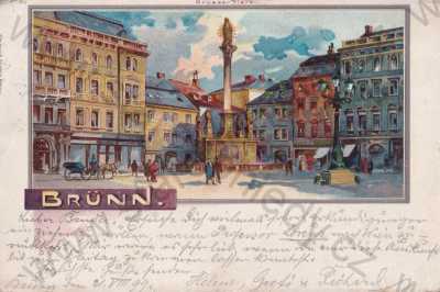  - Brno Brünn, náměstí, barevná, DA