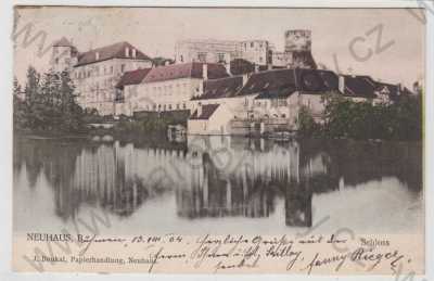  - Jindřichův Hradec (Neuhaus), zámek, kolorovaná, DA