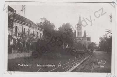  - Podkarpatská Rus, Mukačevo, Masarykova ulice, kostel