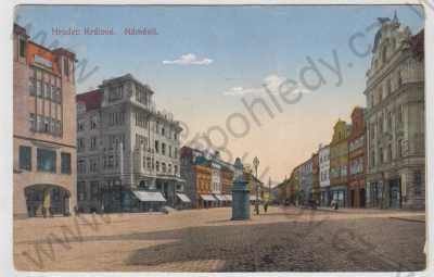  - Hradec Králové, náměstí, kolorovaná