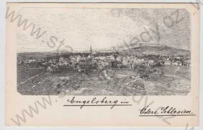  - Andělská hora ve Slezsku (Engelsberg) - Bruntál, celkový pohled, není pohlednice