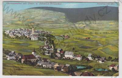  - Loučná pod Klínovcem (B. Wiesenthal) - Chomutov, celkový pohled, kolorovaná