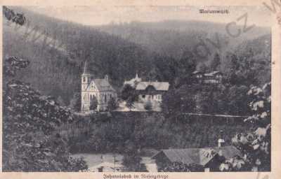  - Janské lázně Johannisbad Trutnov, celkový pohled, kostel